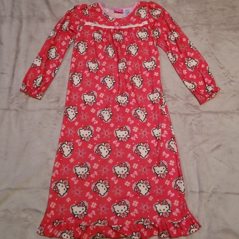 Girl's Hello Kitty holiday pajama dress